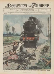 Human ferocity, fight between two railway workers to throw each other under a train